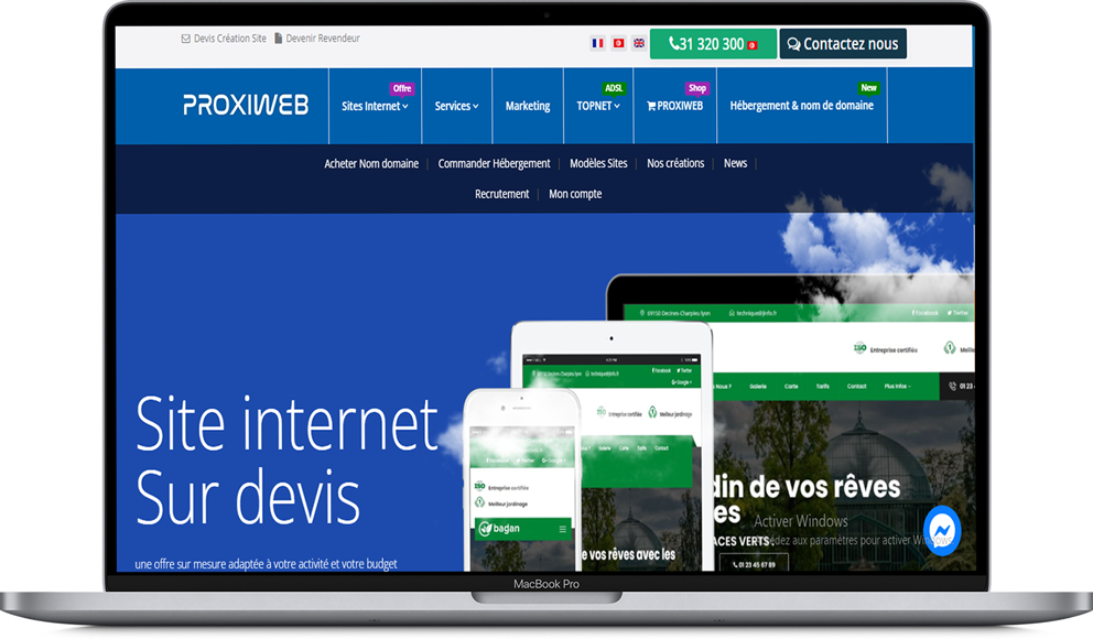 agence web Tunisie SEO Proxiweb la meilleure agence création et développement des site web en Tunisie